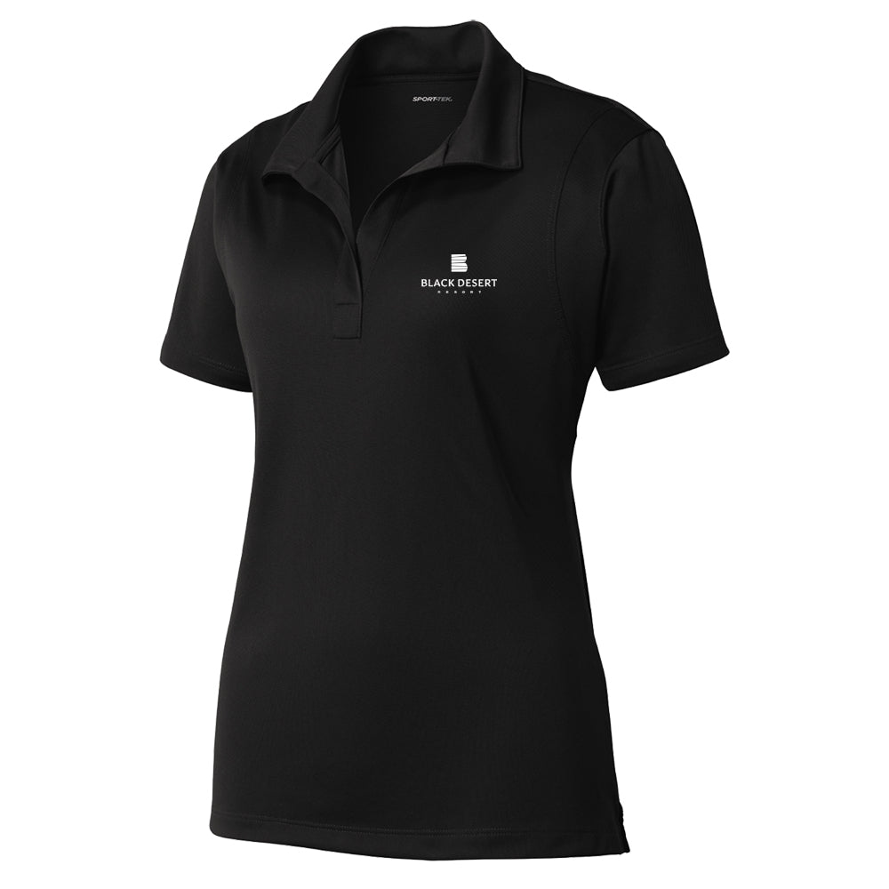 Black Desert Sport-Tek® Women's Micropique Sport-Wick® Polo (Black)