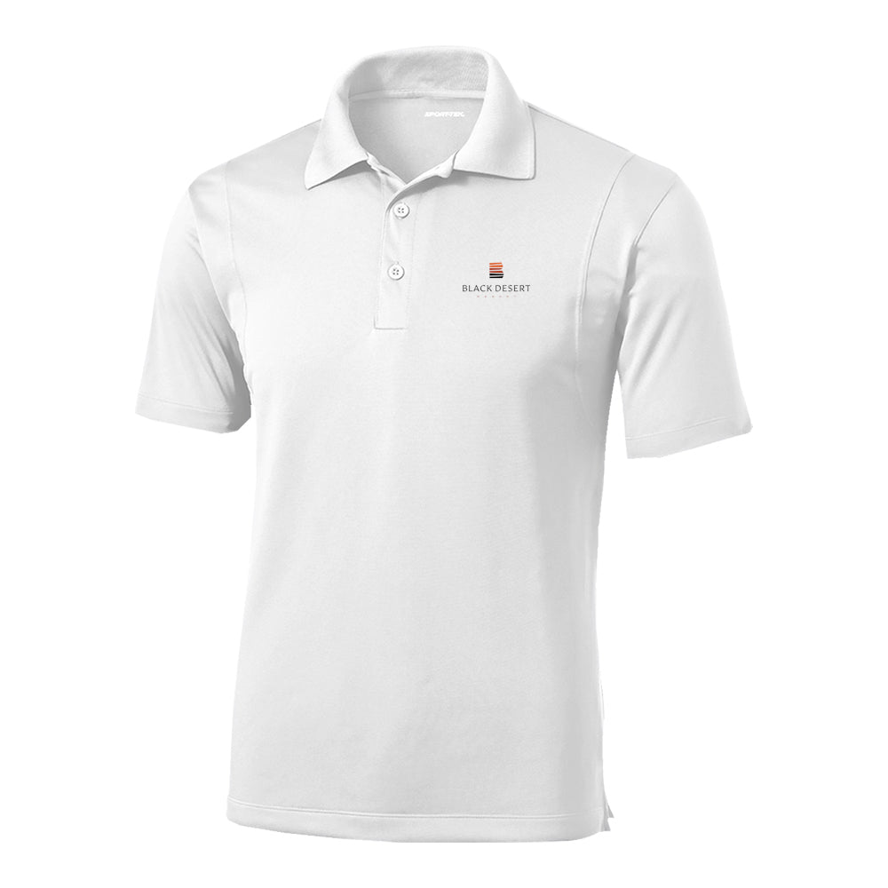 Black Desert Sport-Tek® Micropique Sport-Wick® Polo (White)