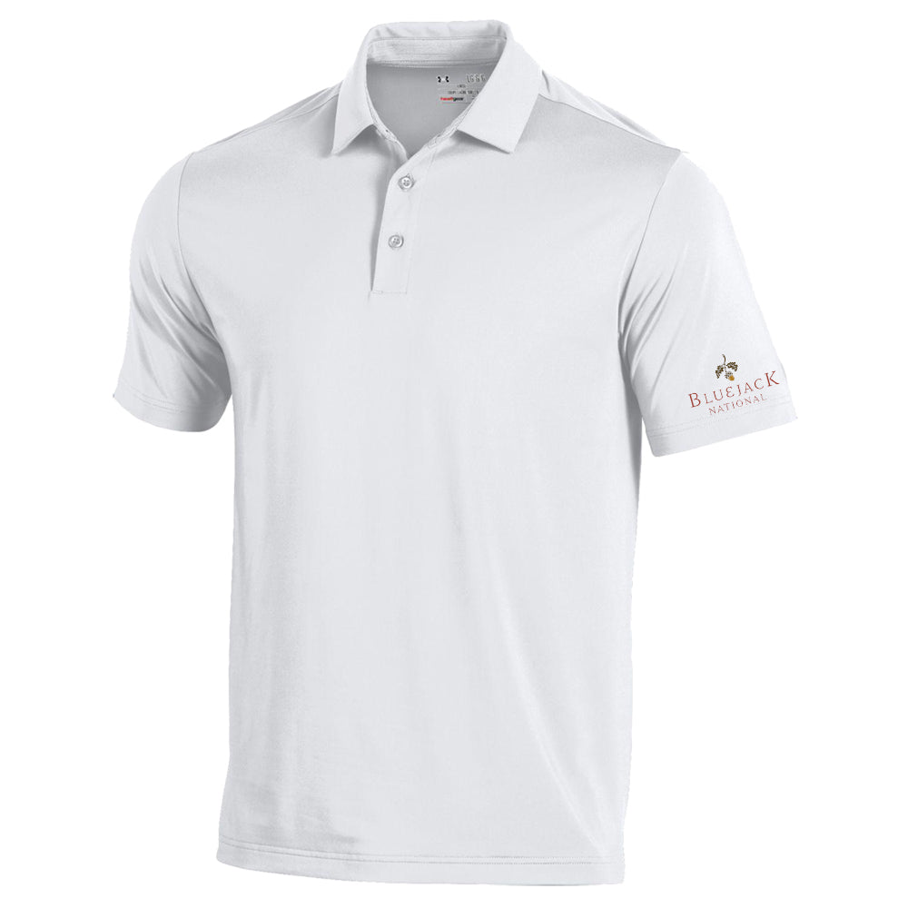 Bluejack Under Armour Performance Polo (White)