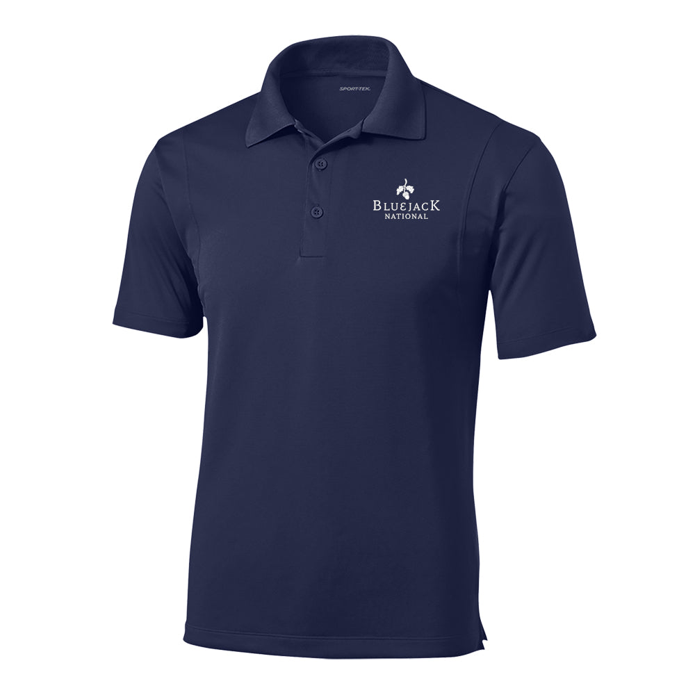 Bluejack Sport-Tek® Micropique Sport-Wick® Polo (Black)