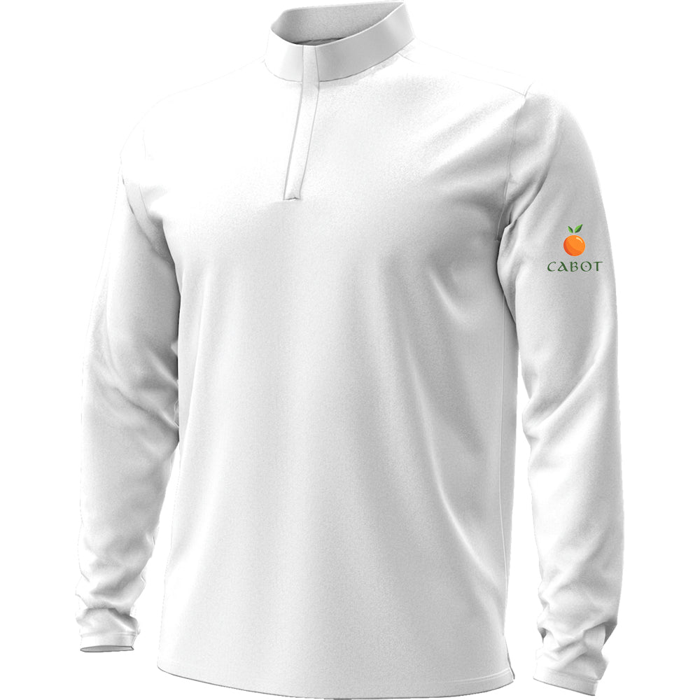 Cabot Under Armour Motion Quarter Zip (White)