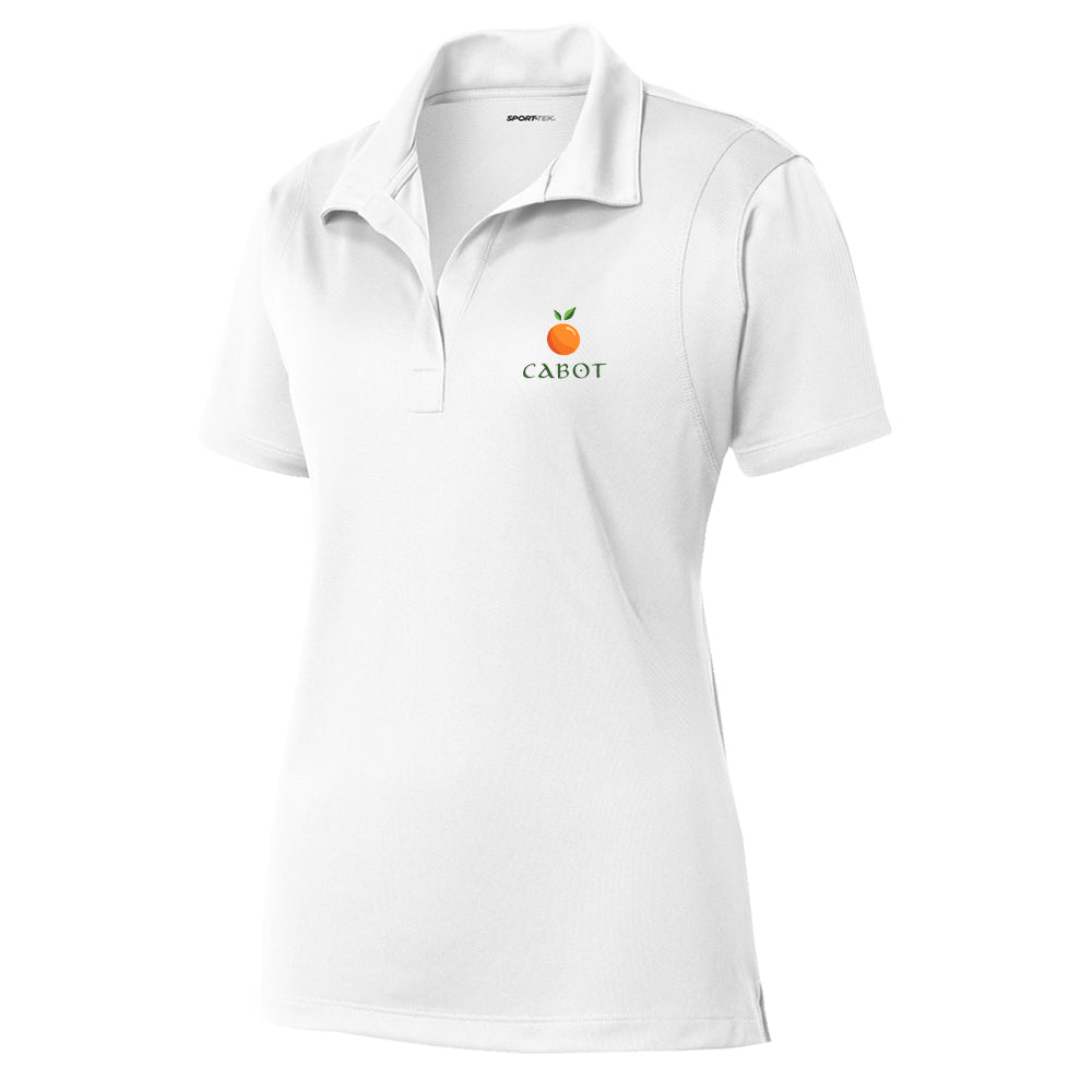 Cabot Sport-Tek® Women's Micropique Sport-Wick® Polo (White)