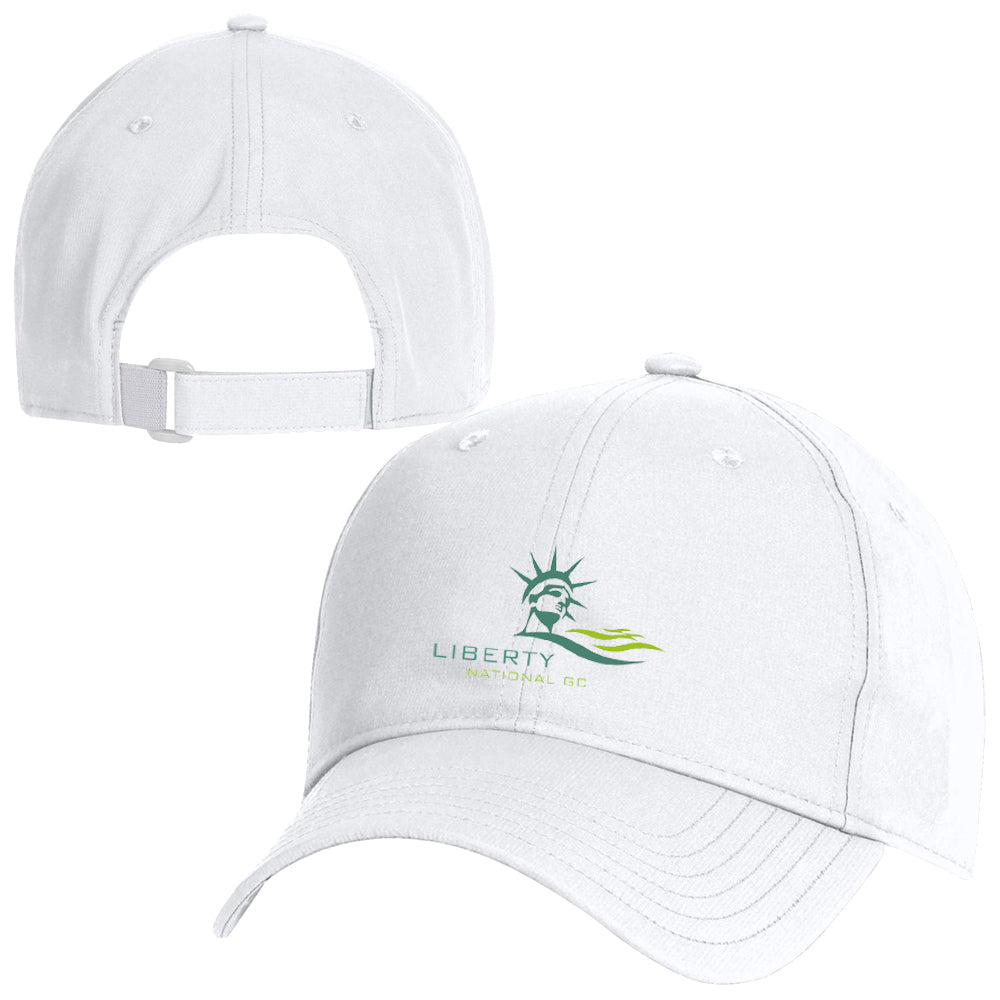 Liberty National Under Armour Performance 2.0 Adjustable Cap (White)