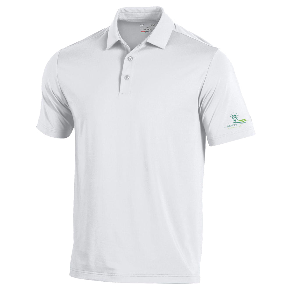Liberty National Under Armour Performance Polo (White)