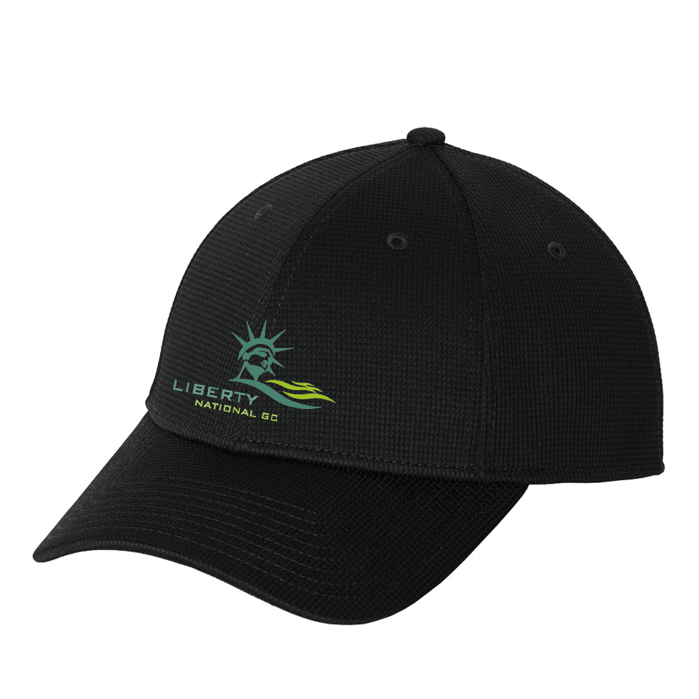 Liberty National New Era® Pivot Stretch Band Snapback Cap (Black)