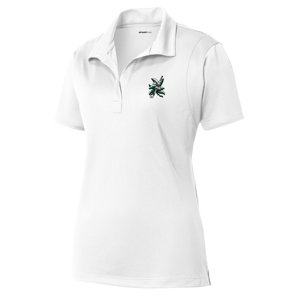 Laurel Valley Sport-Tek® Women's Micropique Sport-Wick® Polo (White)