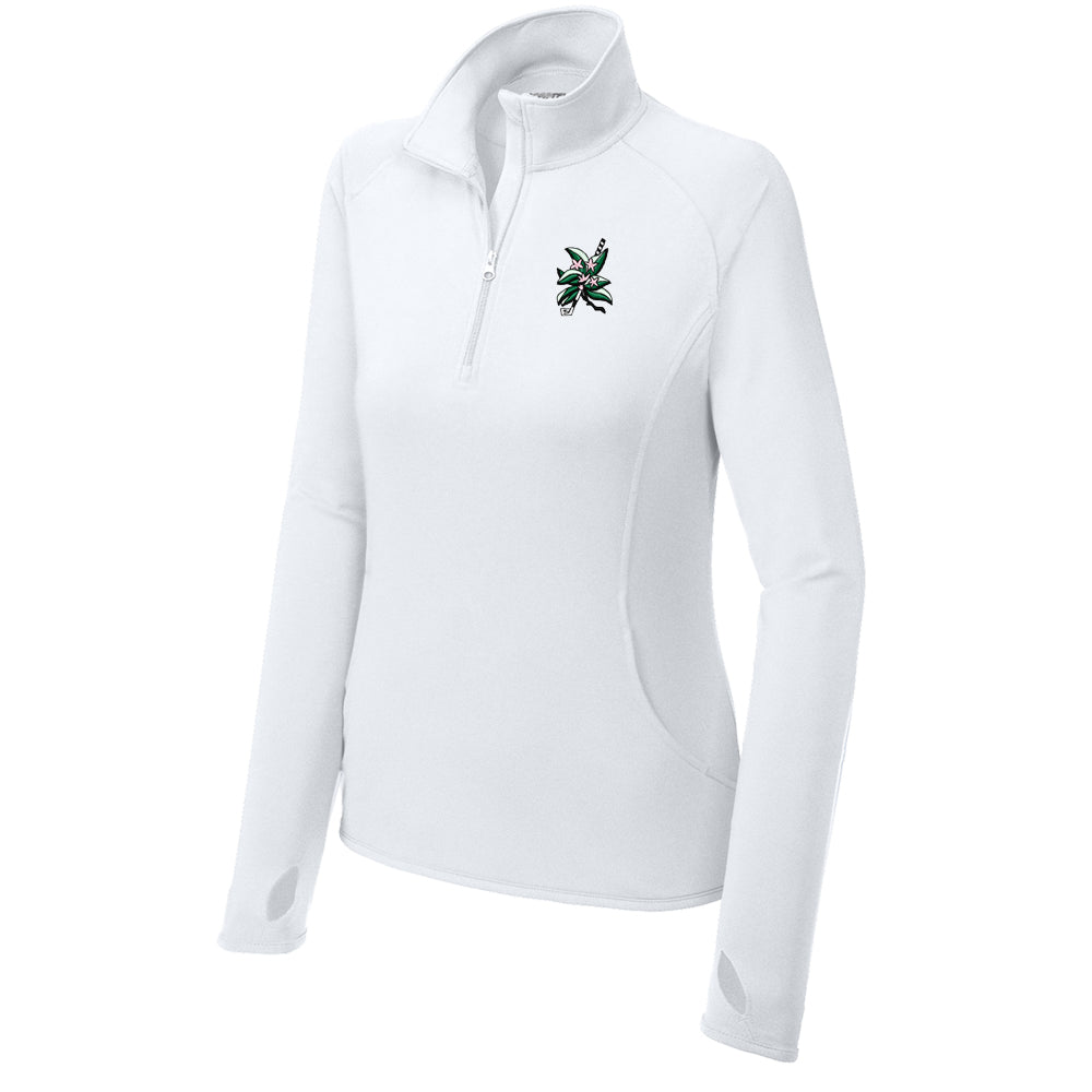 Laurel Valley Womens Under Armour Motion 1/4 Zip (White)