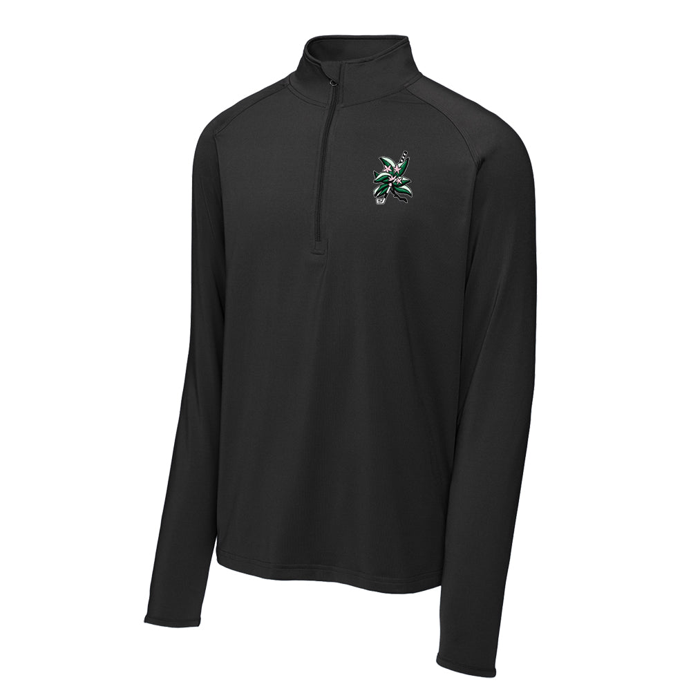 Laurel Valley Sport-Tek® Sport-Wick® Stretch 1/4-Zip Pullover (Black)