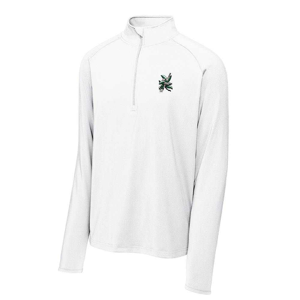 Laurel Valley Sport-Tek® Sport-Wick® Stretch 1/4-Zip Pullover (White)