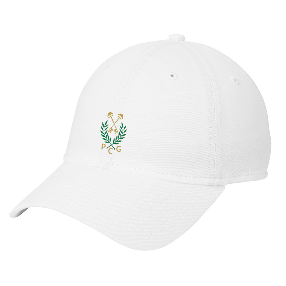 Peachtree Golf Club New Era® Adjustable Unstructured Cap (White)
