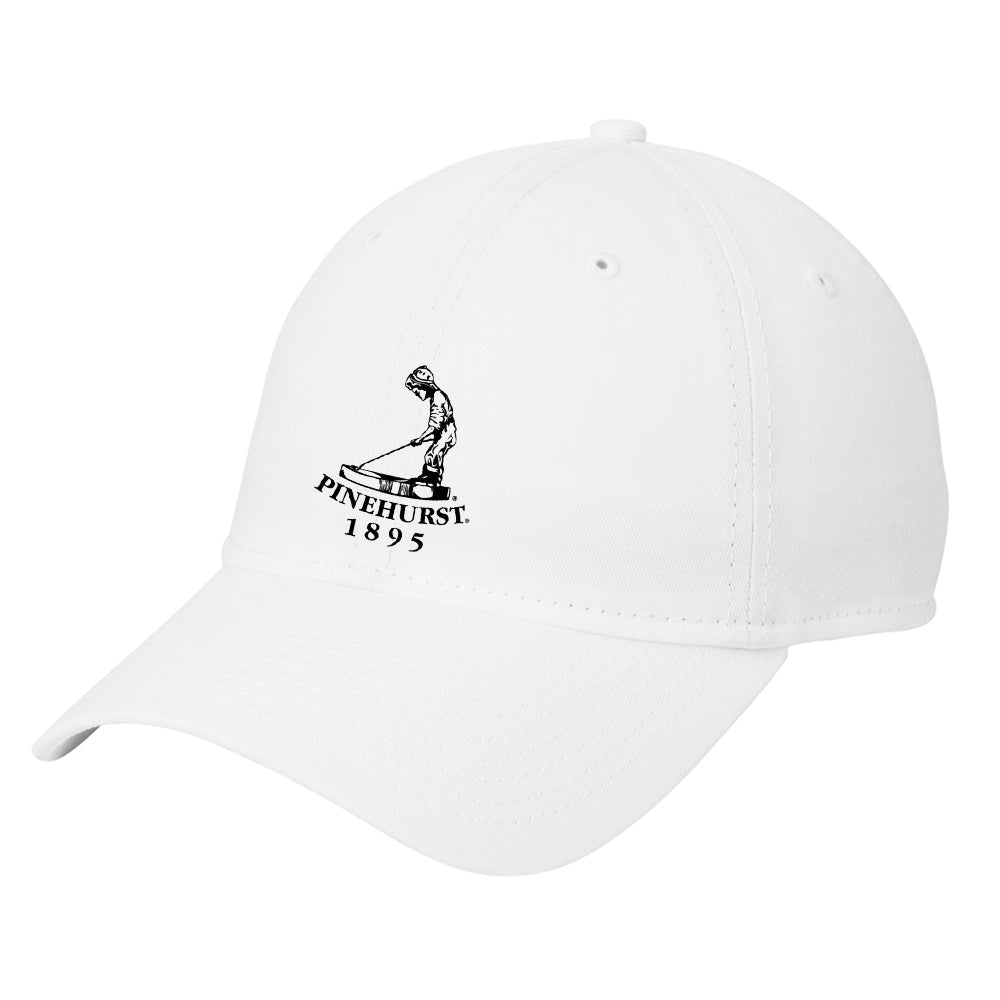 Pinehurst New Era® Adjustable Unstructured Cap (White)