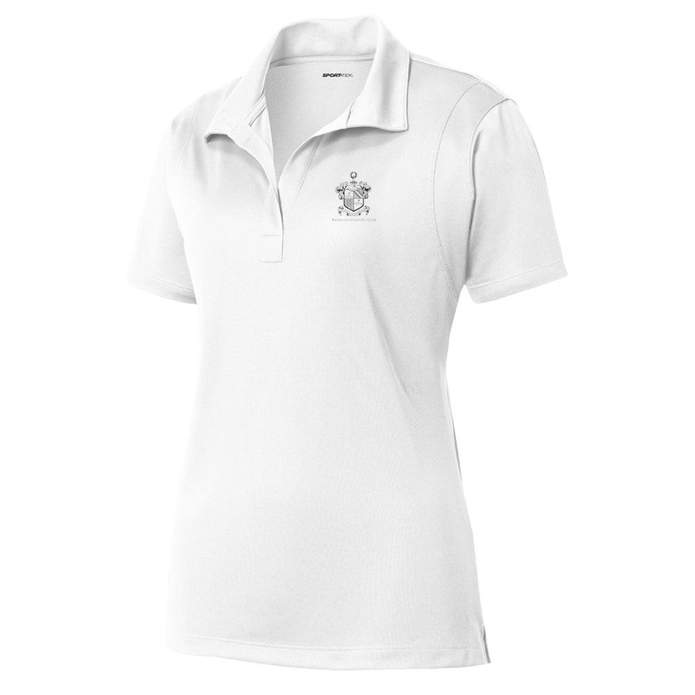 Richland Country Club Sport-Tek® Women's Micropique Sport-Wick® Polo (White)