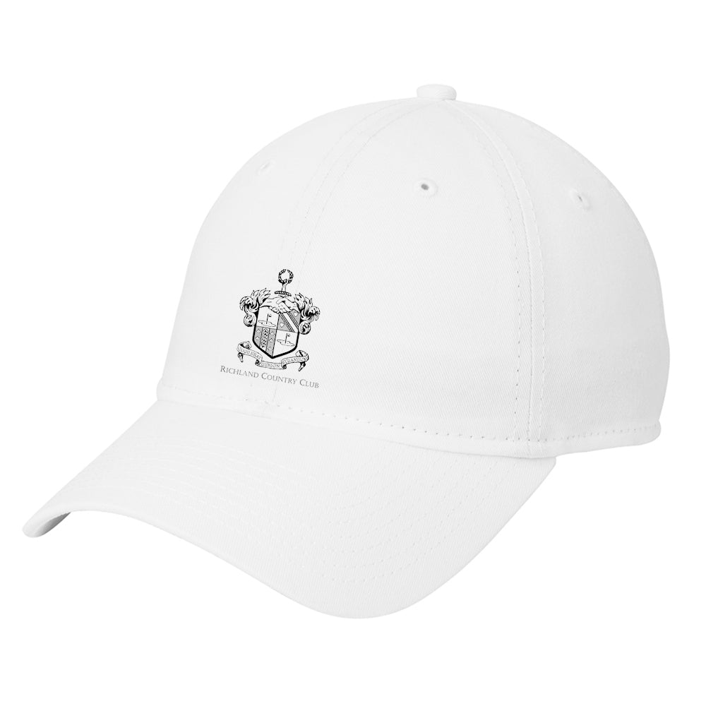 Richland Country Club New Era® Adjustable Unstructured Cap (White)