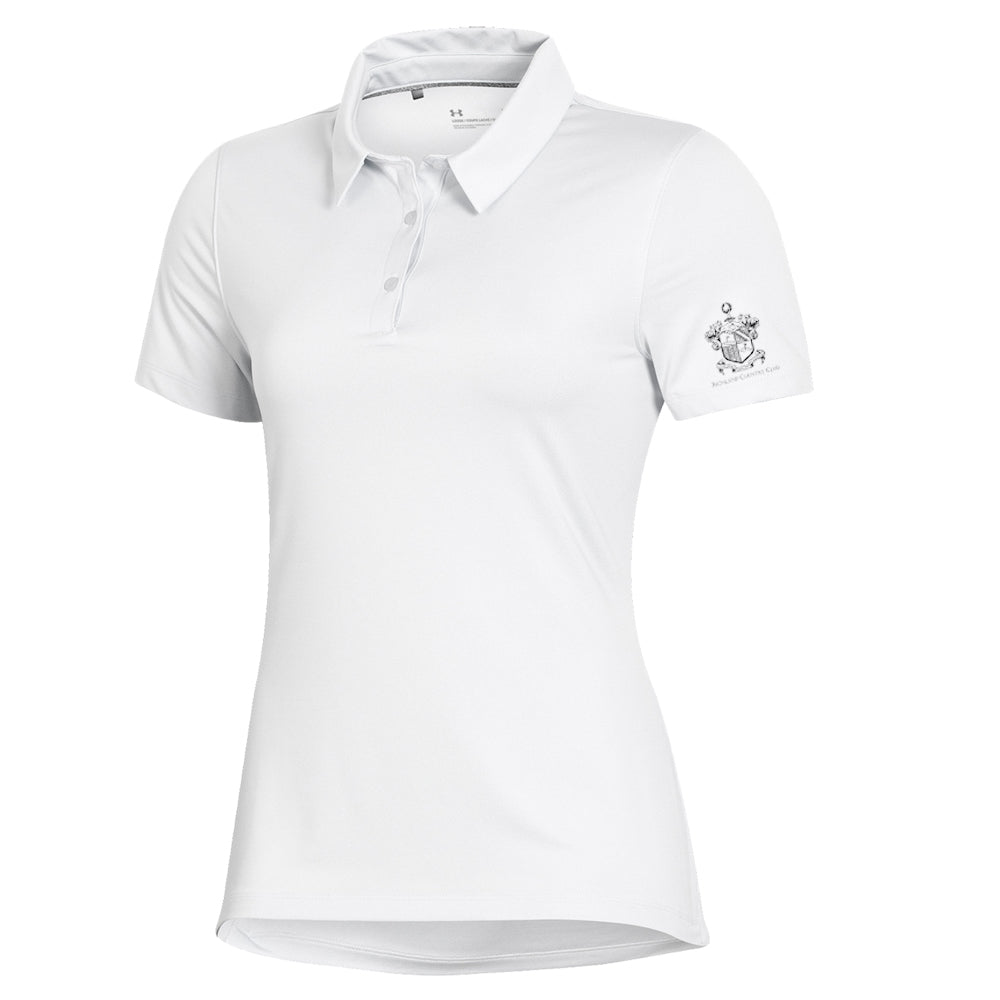 Richland Country Club Under Armour Womens Performance Polo(White)