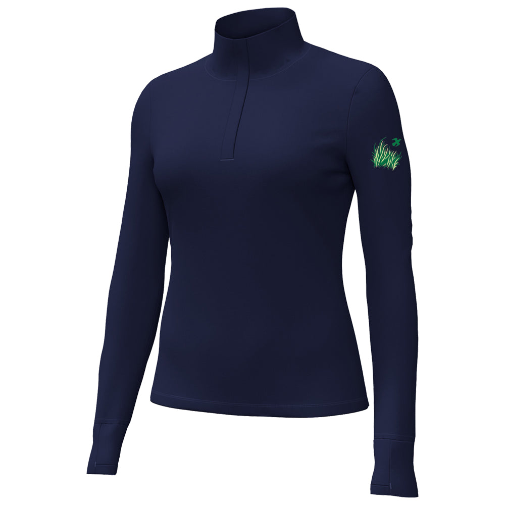 TPC Sawgrass Womens Under Armour Motion 1/4 Zip (Navy)