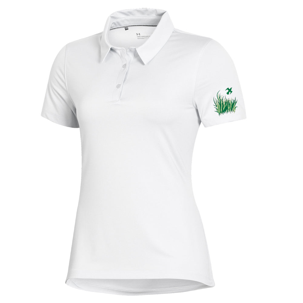 TPC Sawgrass Under Armour Womens Performance Polo(White)
