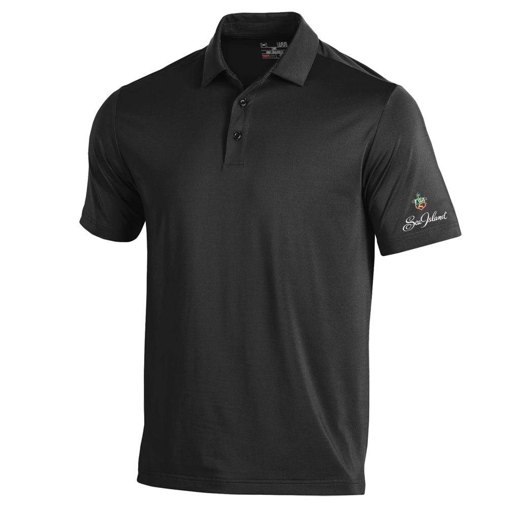 Sea Island Under Armour Performance Polo (Black)