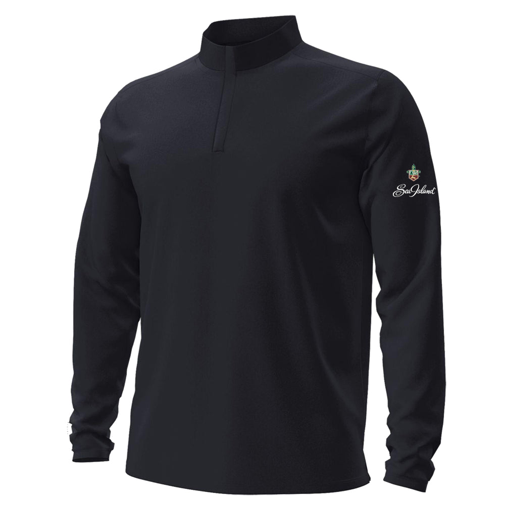 Sea Island Under Armour Motion Quarter Zip (Black)