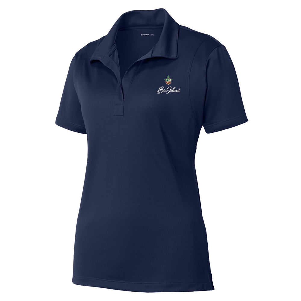 Sea Island Sport-Tek® Women's Micropique Sport-Wick® Polo (Navy)