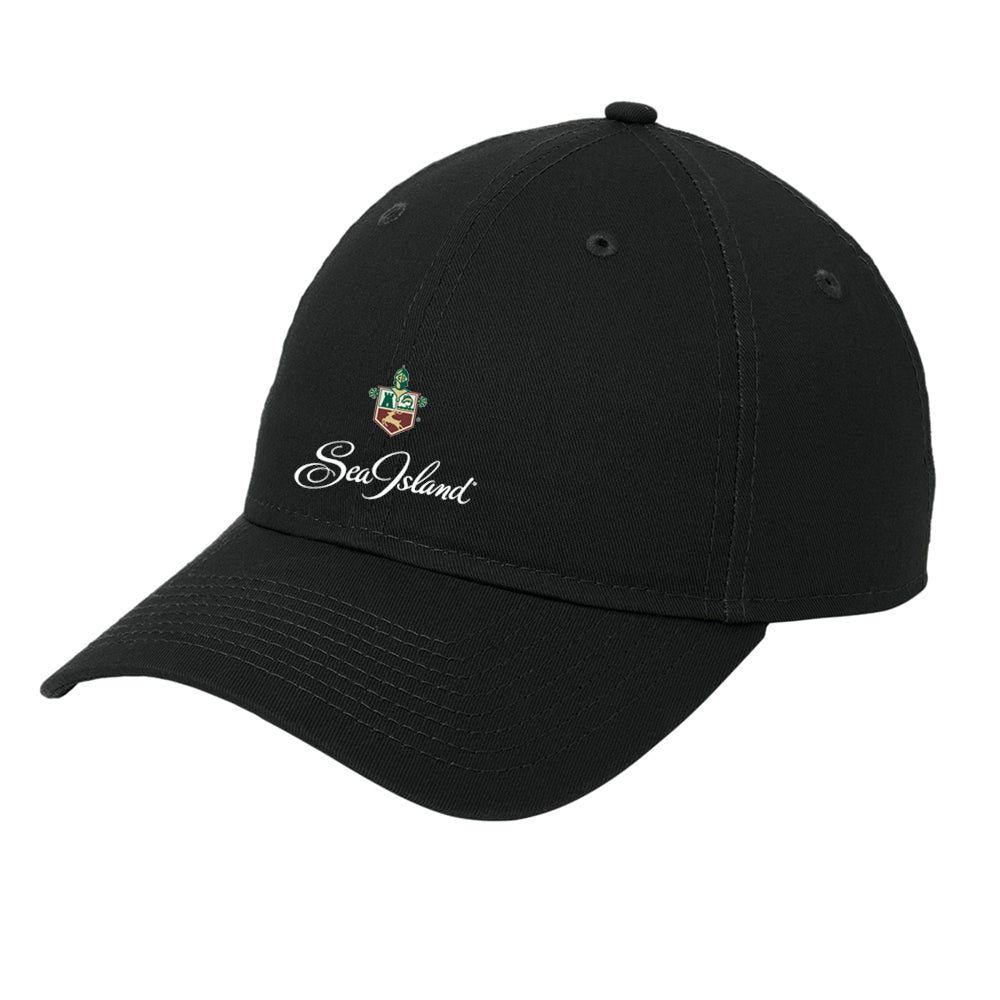 Sea Island New Era® Adjustable Unstructured Cap (Black)