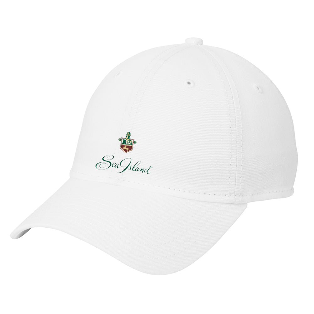 Sea Island New Era® Adjustable Unstructured Cap (White)