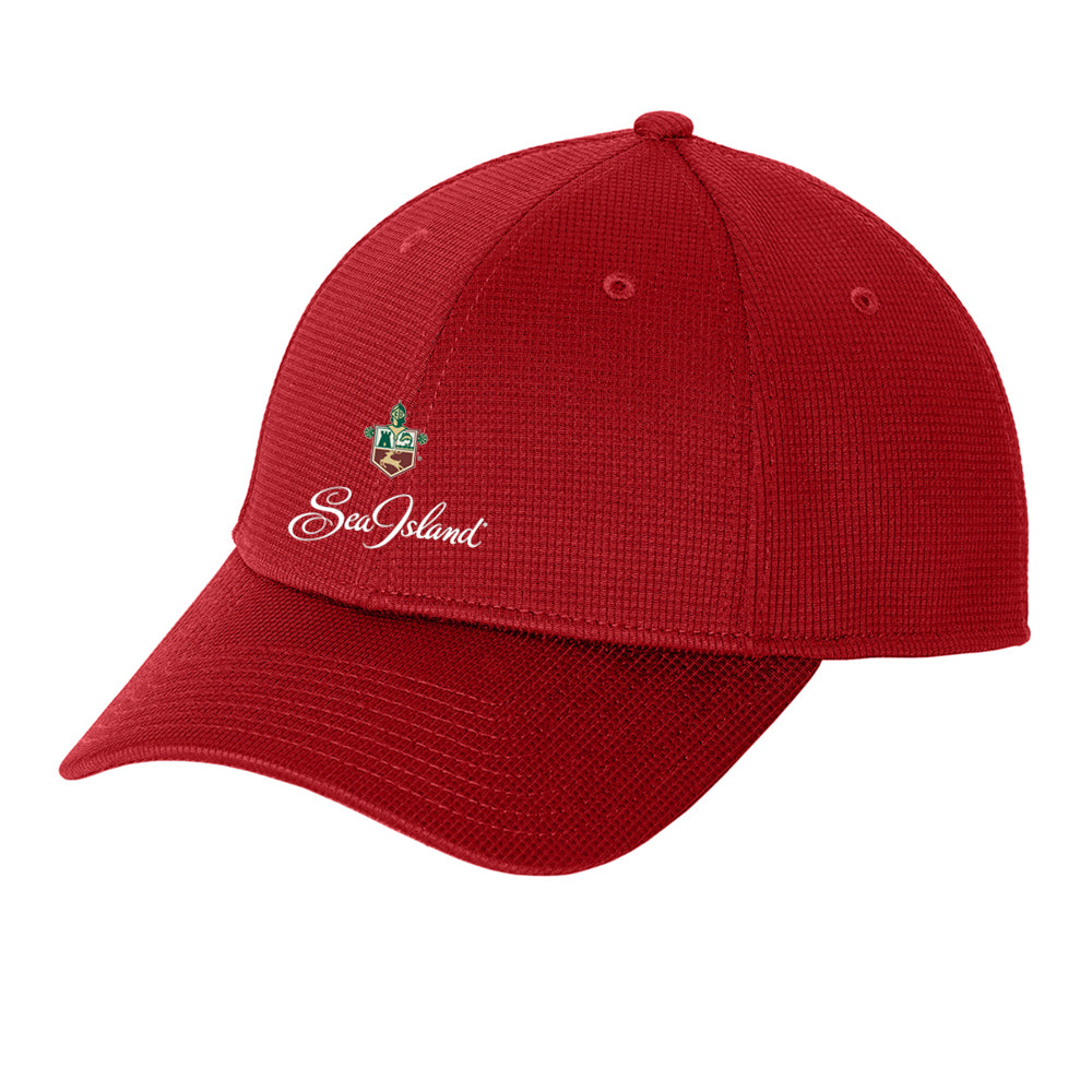 Sea Island New Era® Pivot Stretch Band Snapback Cap (Red)