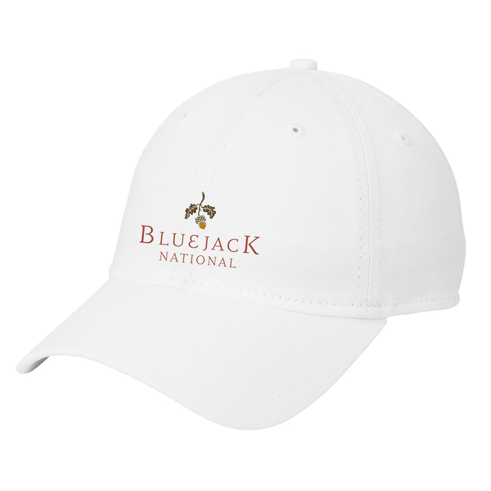 Bluejack New Era® Adjustable Unstructured Cap (White)