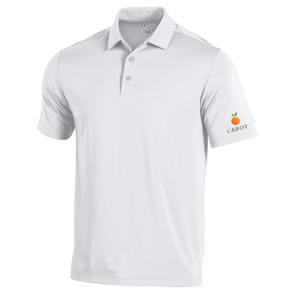 Cabot Under Armour Performance Polo (White)