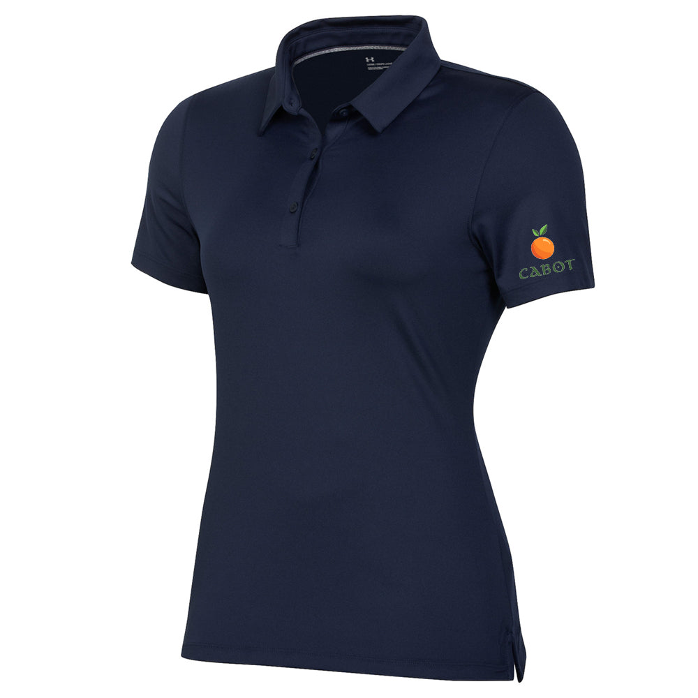 Cabot Under Armour Womens Performance Polo( Navy)
