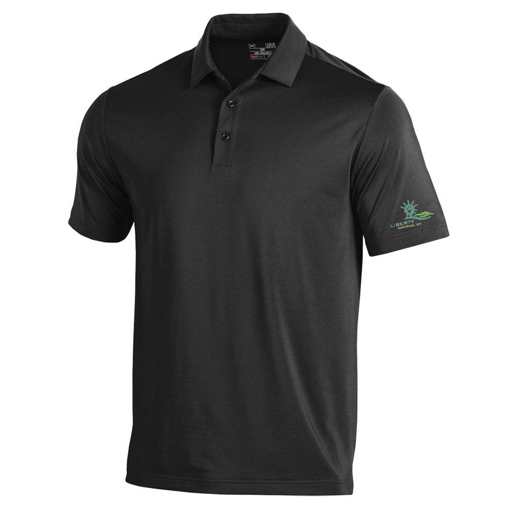 Liberty National Under Armour Performance Polo (Black)