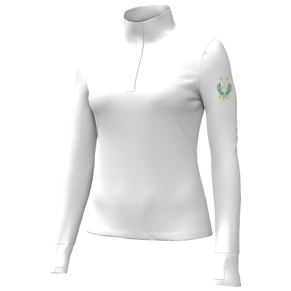 Peachtree Golf Club Womens Under Armour Motion 1/4 Zip (White)