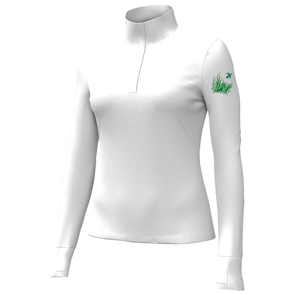 TPC Sawgrass Womens Under Armour Motion 1/4 Zip (White)