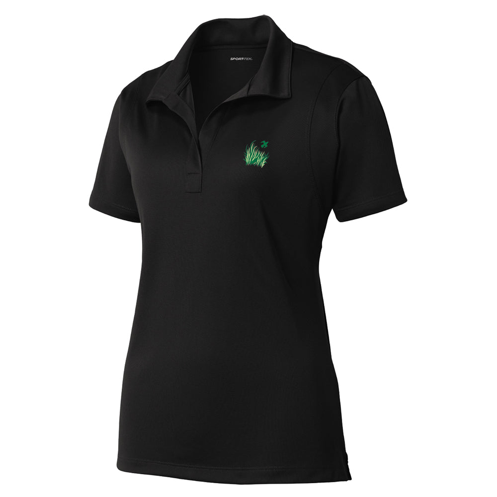 TPC Sawgrass Sport-Tek® Women's Micropique Sport-Wick® Polo (Black)