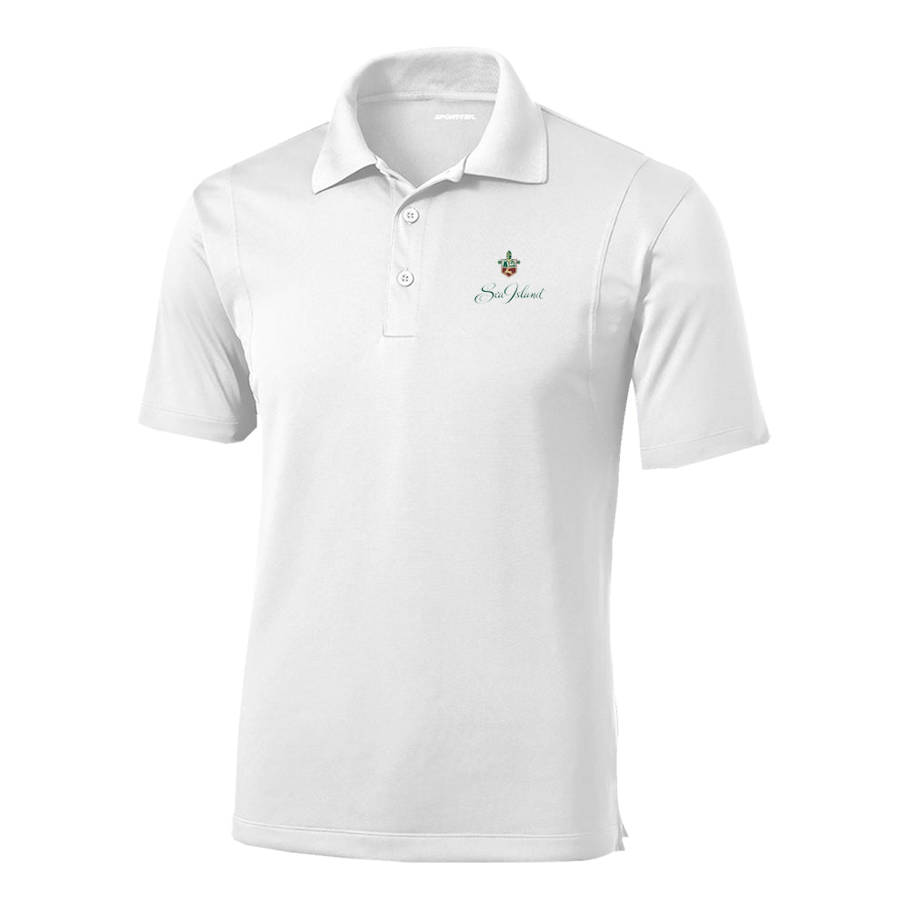 Sea Island Sport-Tek® Micropique Sport-Wick® Polo (White)