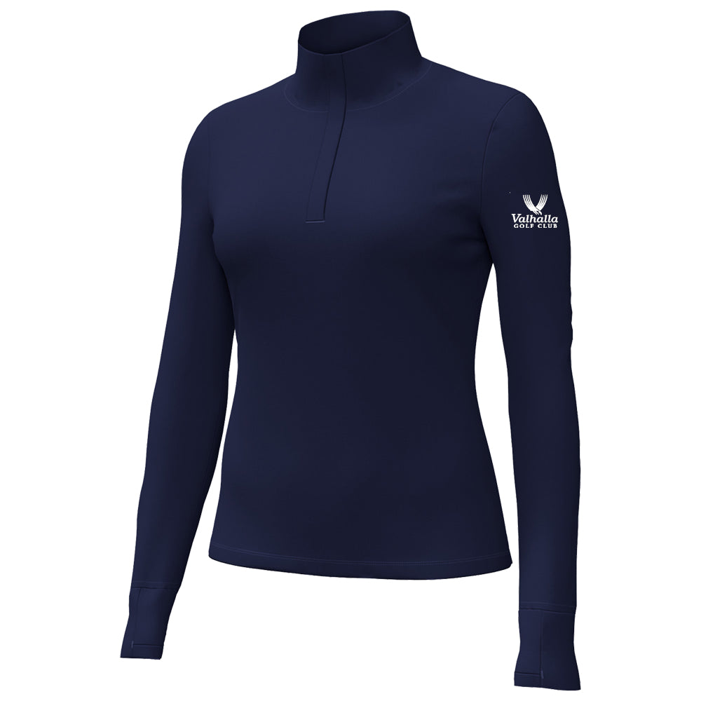 Valhalla Golf Club Womens Under Armour Motion 1/4 Zip (Navy)