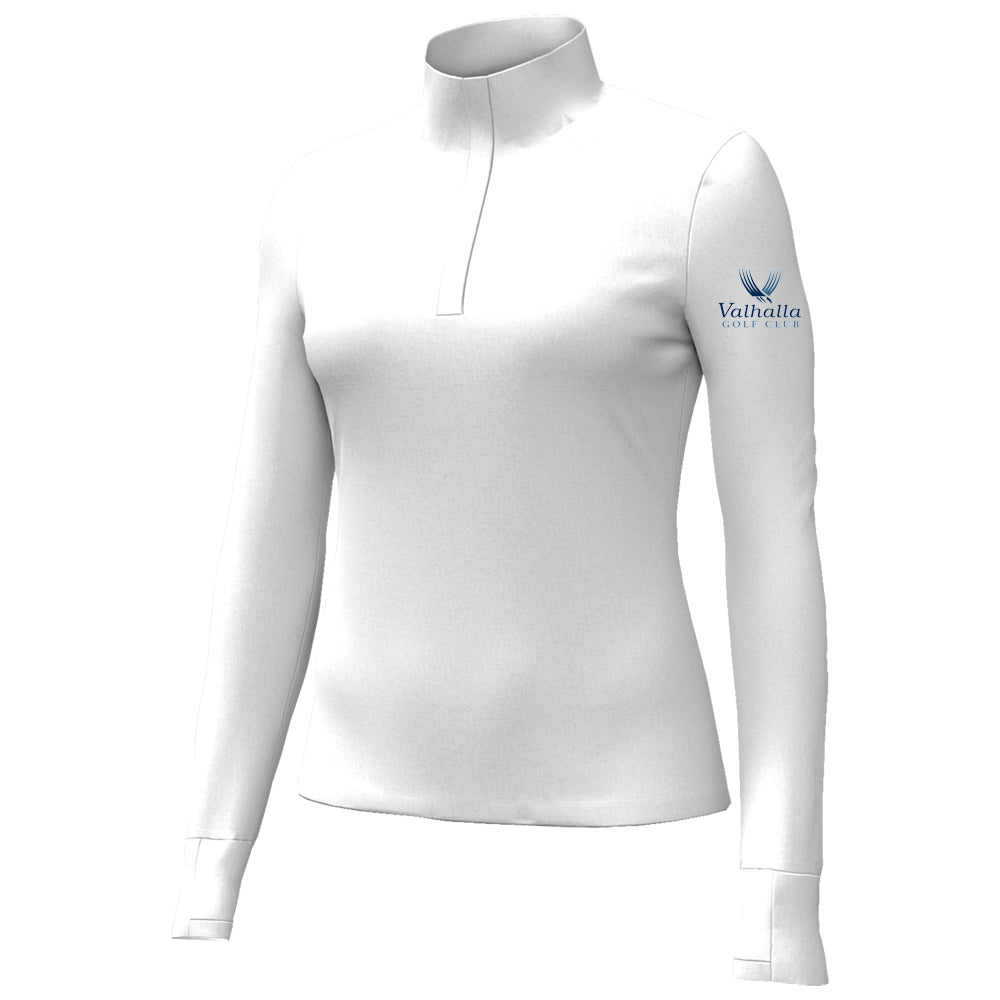Valhalla Golf Club Womens Under Armour Motion 1/4 Zip (White)