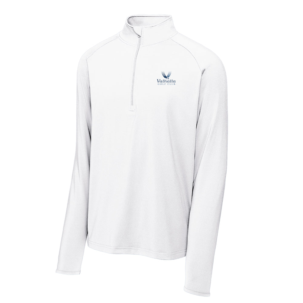 Valhalla Golf Club Sport-Tek® Sport-Wick® Stretch 1/4-Zip Pullover (White)